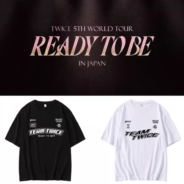 เสื้อยืดคอนเสิร์ต Twice 2023 READY TO BE