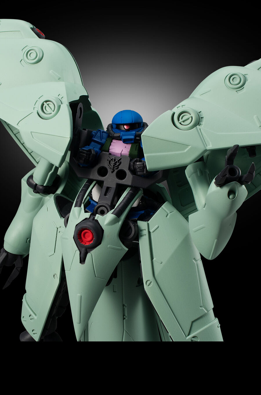 กันดั้ม Bandai Premium Bandai Gashapon Department Store Limited Mobile Suit Gundam Mobile Suit Ensemble EX41 AMX-002 Neue Ziel