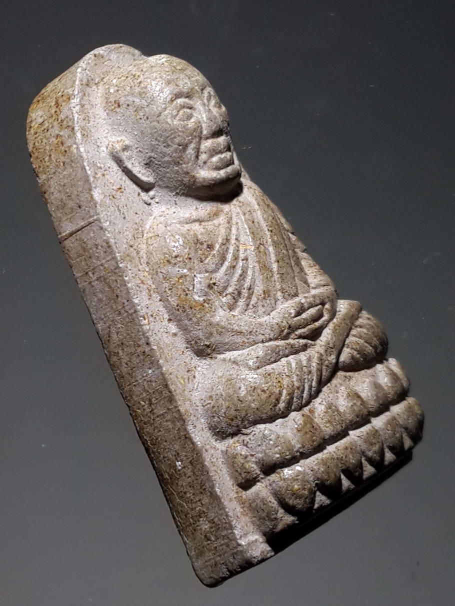 รหัสสินค้า หลวงปู่ทวด วัดต่างๆ 340 หลวงปู่ทวด ออกวัดหนองว่านเหลือง จังหวัดฉะเชิงเทรา พิมพ์เตารีดหัวมน สร้างปี 2552