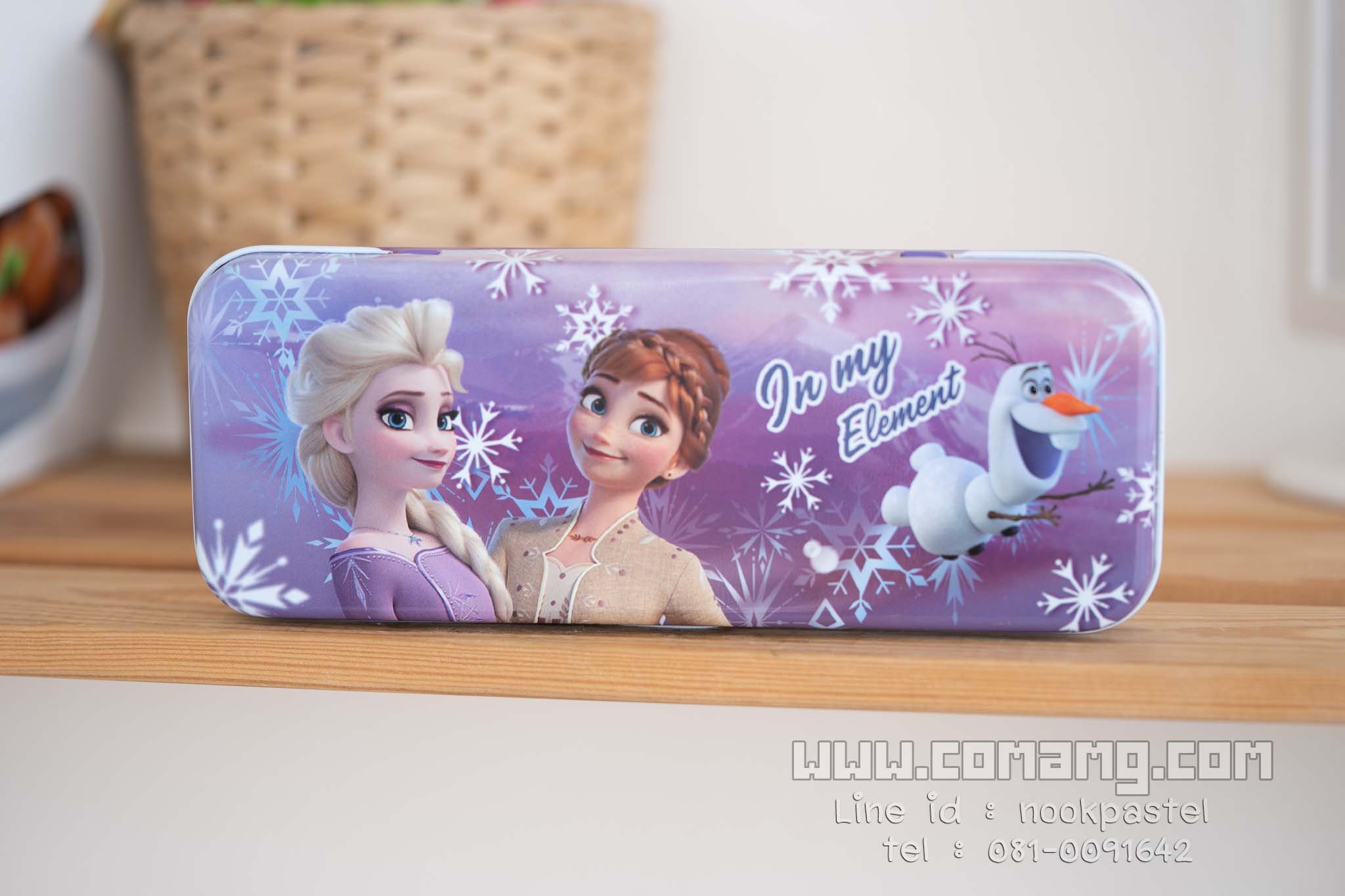 กล่องดินสอ กล่องเหล็ก2ชั้นเอลซ่า&อันนา (FrozenII) ลิชสิทธิ์แท้
