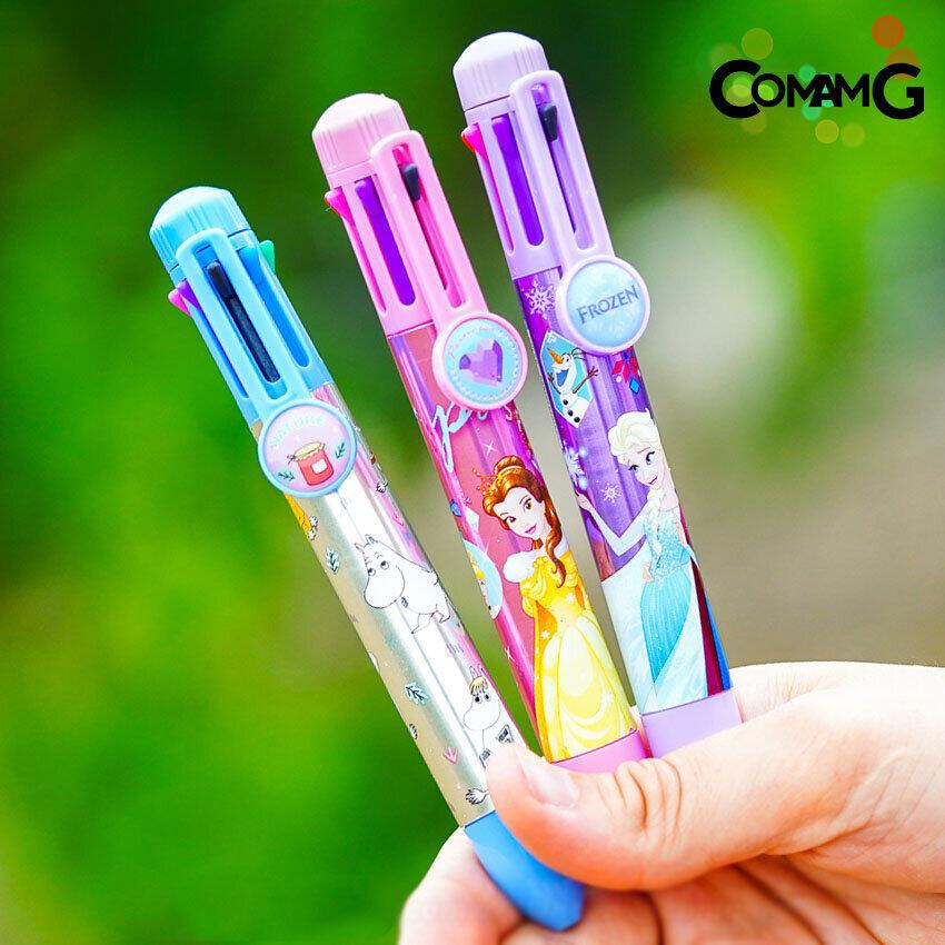 ปากกา8สี ปากกาลูกลื่น8สี ใน1แท่ง ลายการ์ตูนลิขสิทธิ์แท้