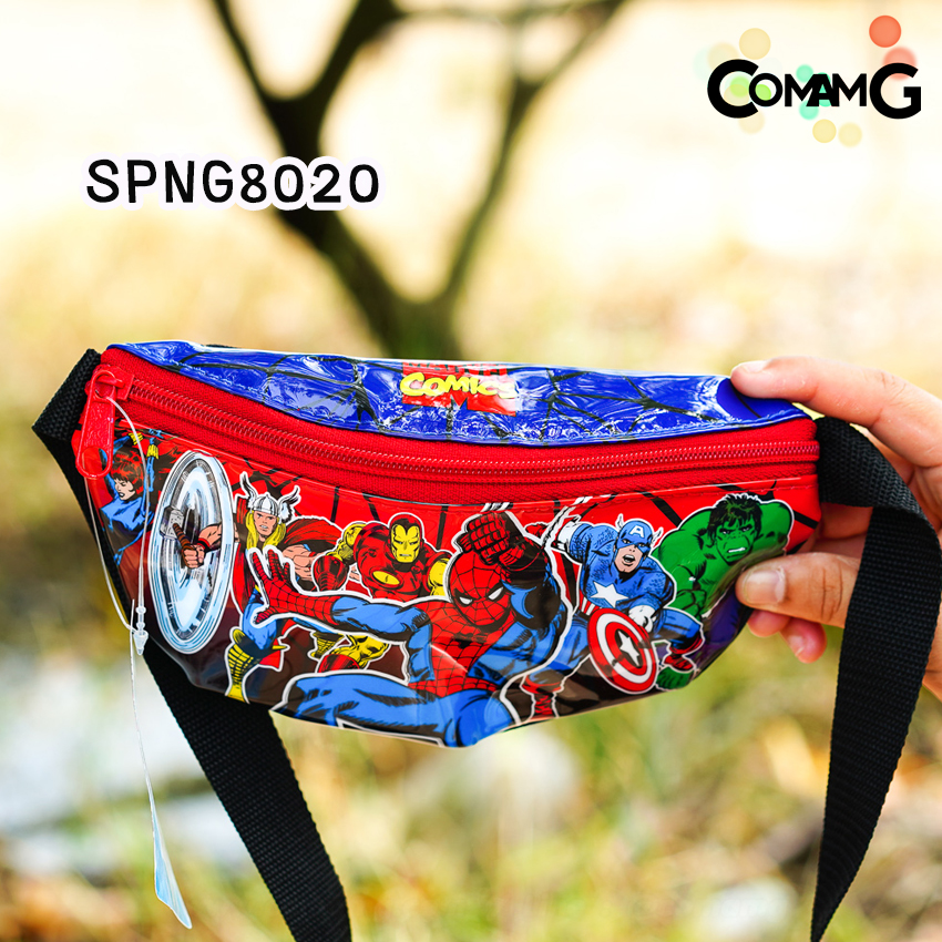 กระเป๋าคาดอกเด็ก กระเป๋าคาดเอวเด็ก กระเป๋าเด็ก รุ่นหนังแก้ว ลิขสิทธิ์แท้ คาดอก คาดเอว มีหลายลาย