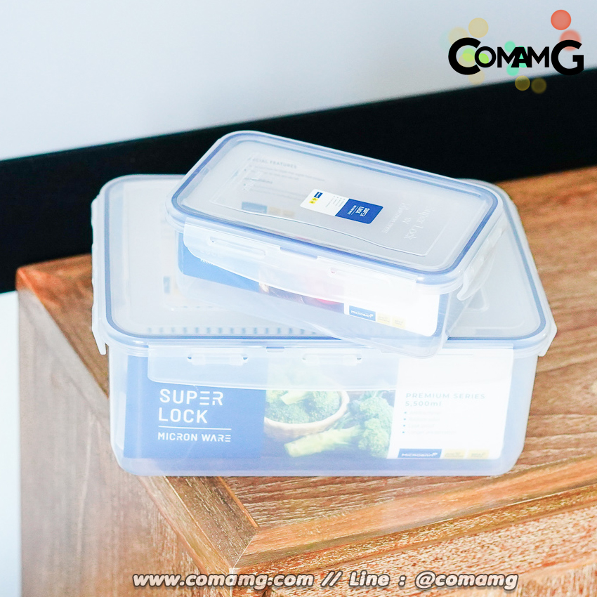 Super Lock กล่องข้าว กล่องถนอมอาหาร กล่องใส่อาหาร ฝาล็อค เข้าไมโครเวฟได้