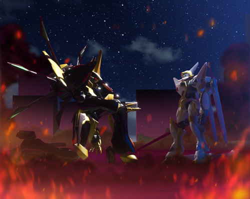โค้ดกีอัส Code Geass Bandai The Robot Spirits <SIDE KMF> R-005 IFX-V3D1 Gawain