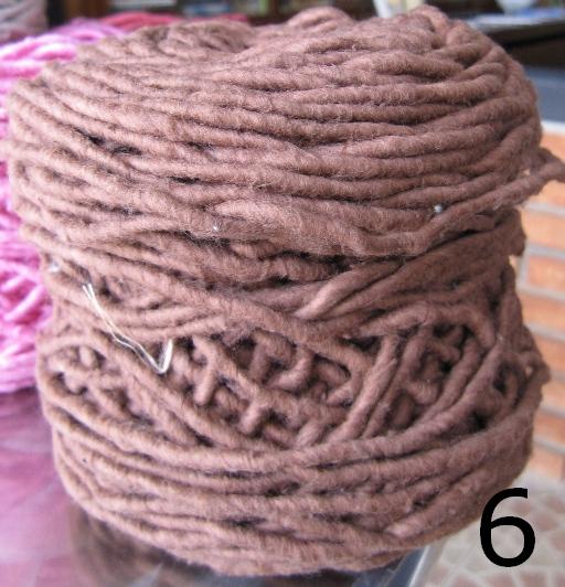 ไหมพรมฝ้ายปั่นมือ รุ่นเส้นยักษ์ สีล้วน Huge