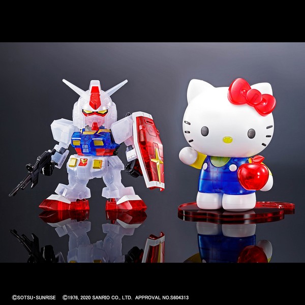 เปิดรับPreorder มัดจำ 300 บาท hello Kitty / RX-78-2 Gundam SD EX-STANDARD -Clear Color Ver.GBT