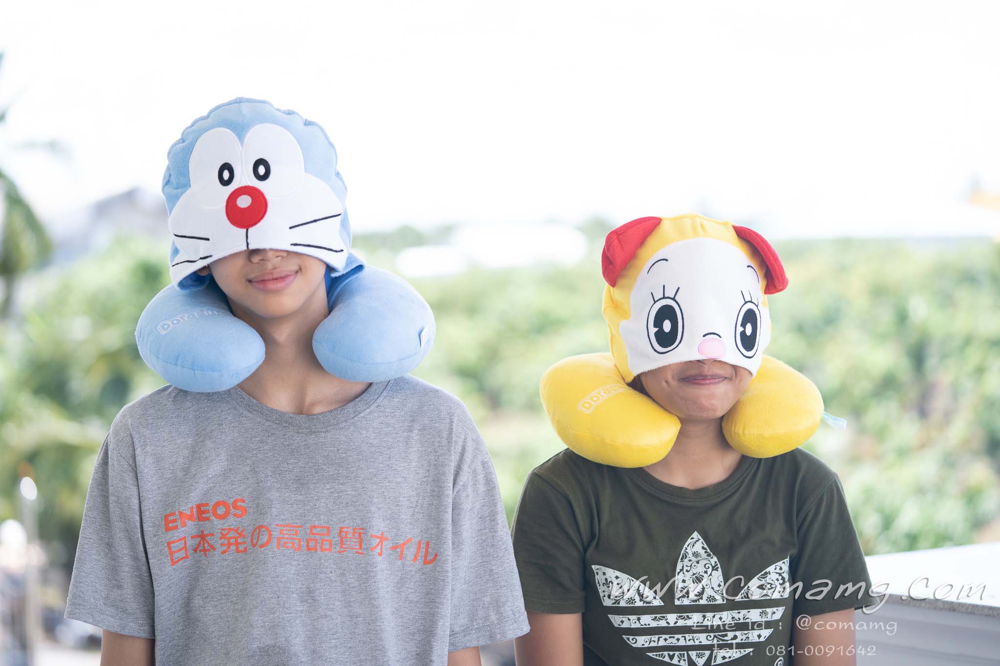 หมอนรองคอมีหมวก โดเรมอน&โดเรมี่ ในเรื่องdoraemon