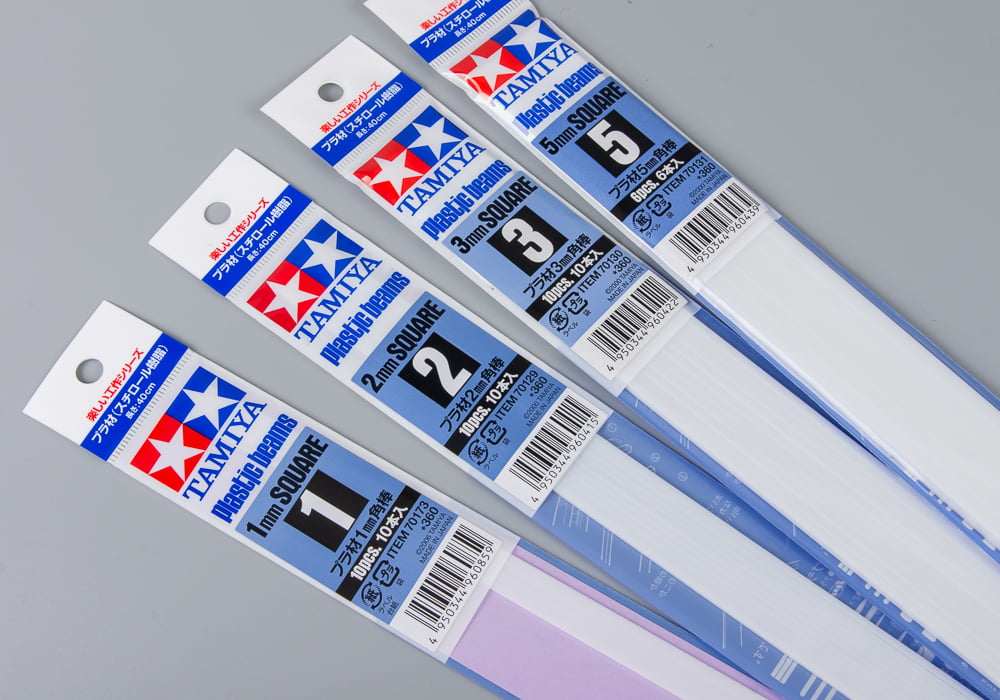 TA70130 Plastic Beams 3MM SQUARE