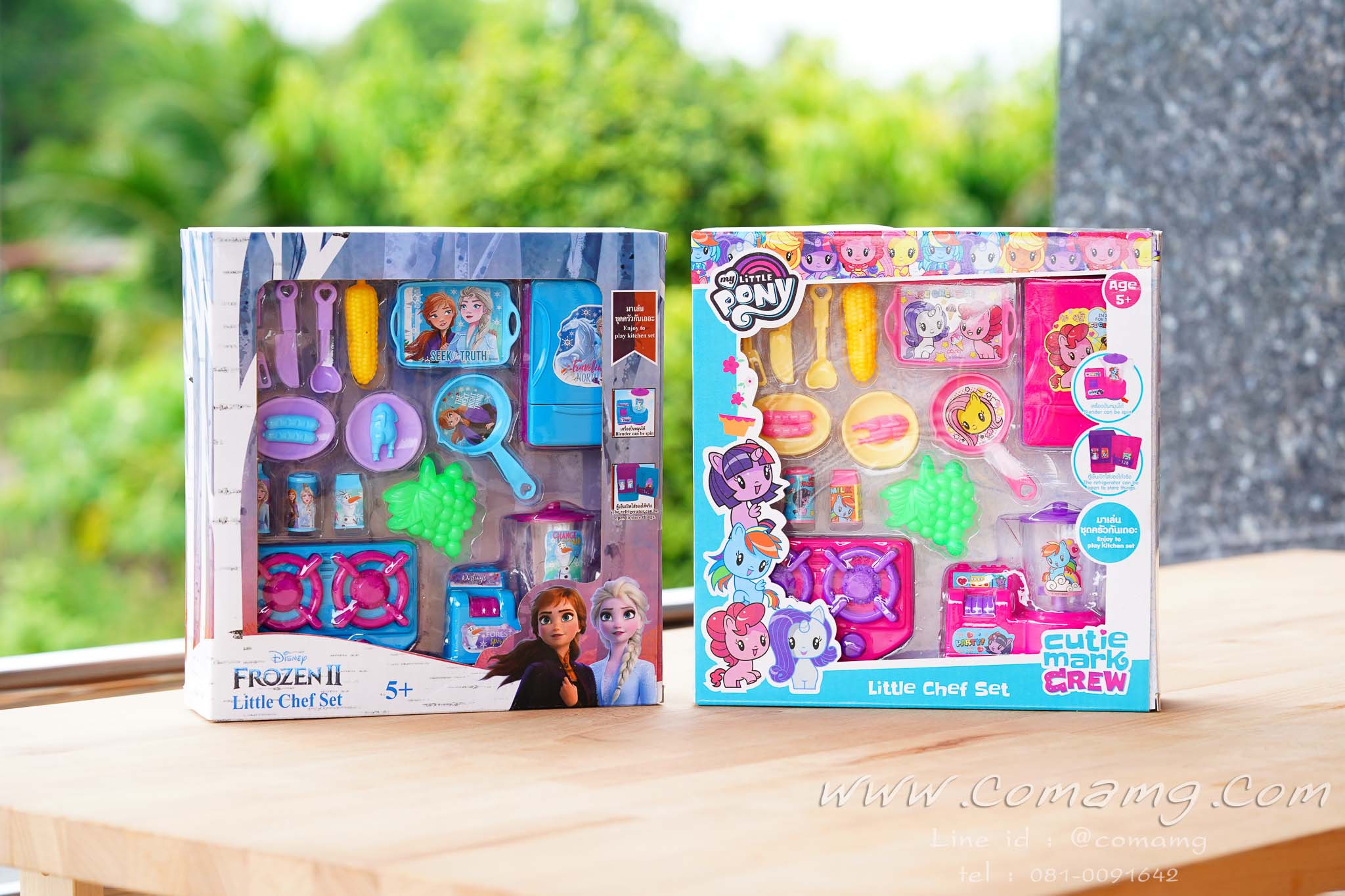 ชุดเครื่องครัวของเล่น ลายการ์ตูนเอลซ่า&โพนี่ ลิขสิทธิ์แท้