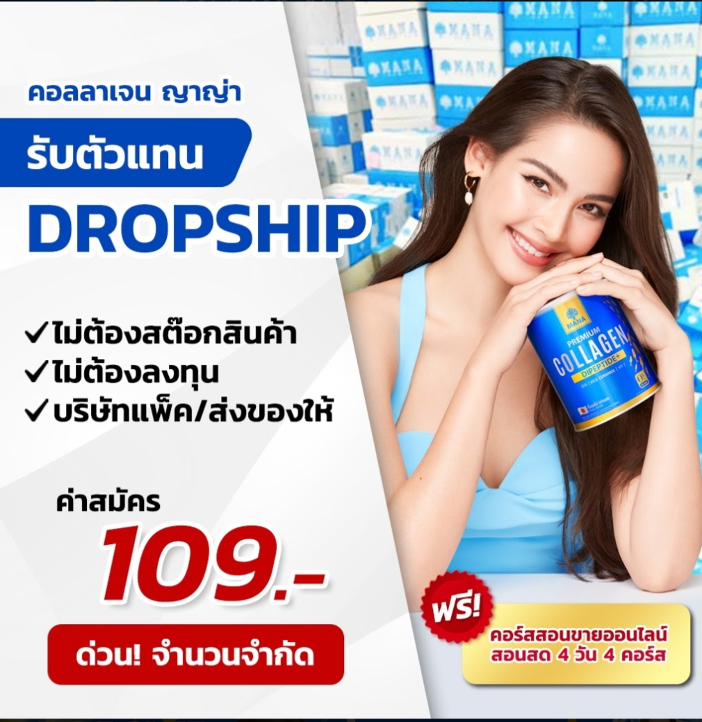 รับตัวแทนจำหน่าย มานา Dropship
