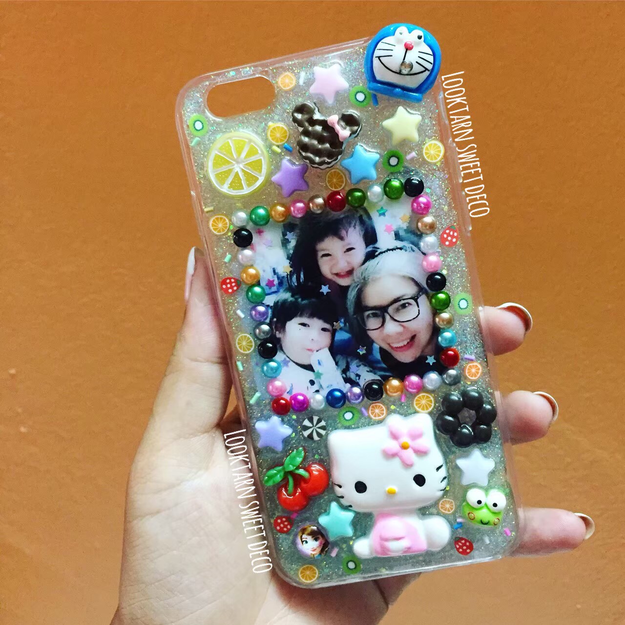 เคสเรซิ่นใส่รูปถ่าย **แถมฟรีรูปถ่าย3ใบ**