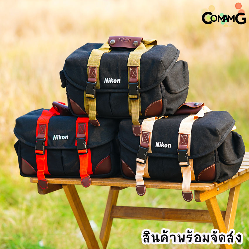 กระเป๋ากล้องดิจิตอล Camera Bag กระเป๋ากล้องmirrorless ผ้าแคนวาส