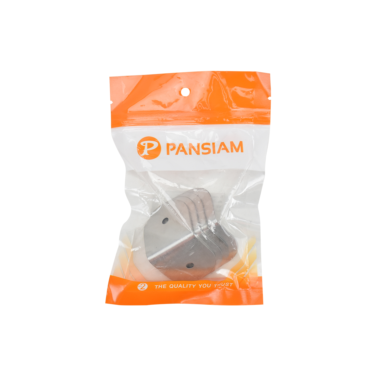 PANSIAM ฉากสแตนเลส 38x40x2.0 mm. สีรุ้ง SAL-3840