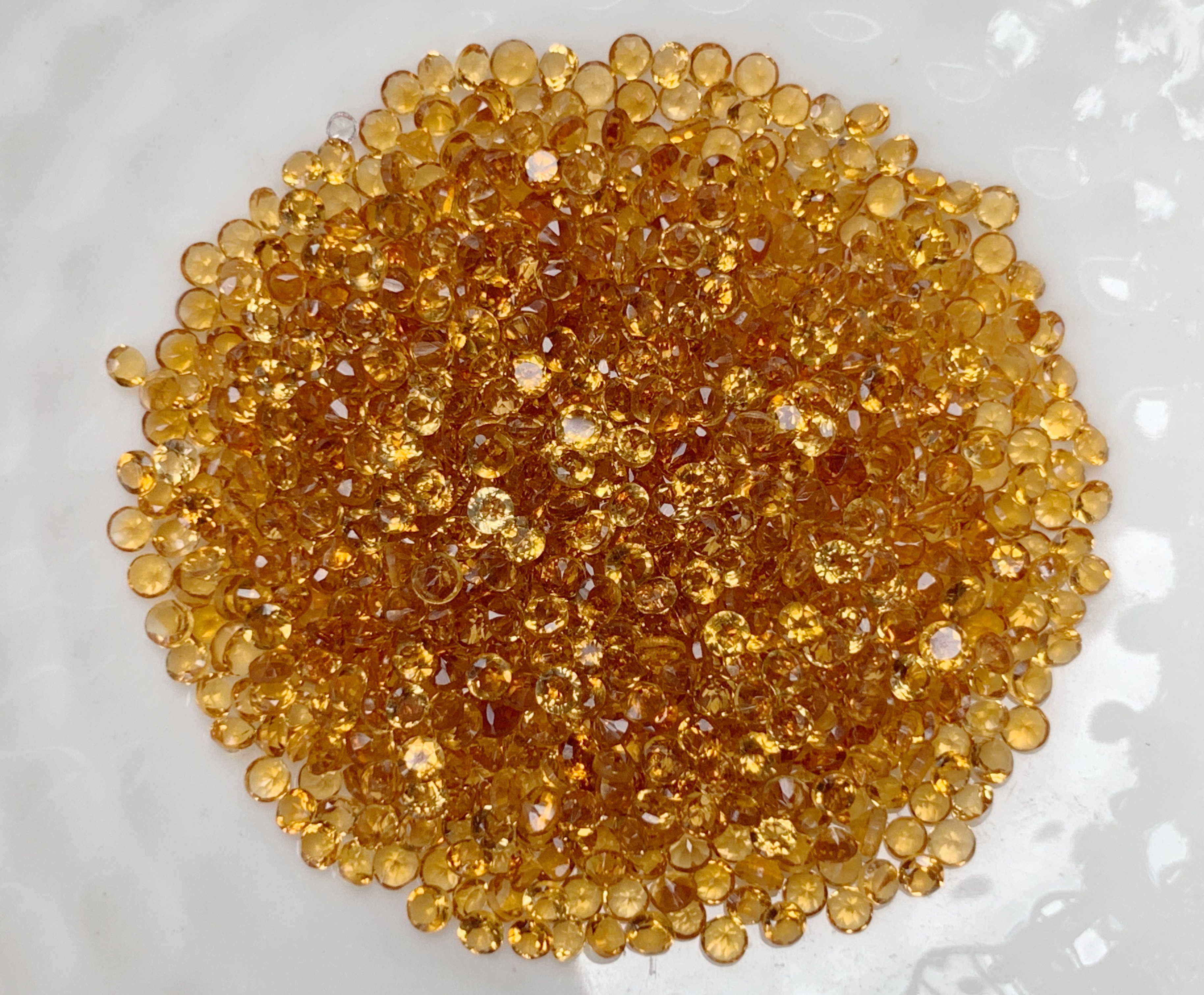 Citrine ซิทรินกลม 1.8 มม. 5 กะรัต