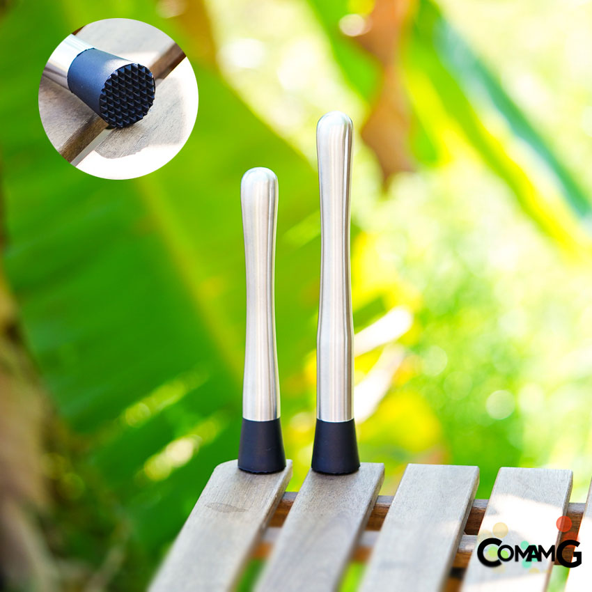 ที่บดน้ำเเข็ง แท่งบดผลไม้ แบบสเตนเลส สำหรับทำค็อกเทล มิกเซอร์ เครื่องดื่ม บดน้ำแข็ง บดผลไม้