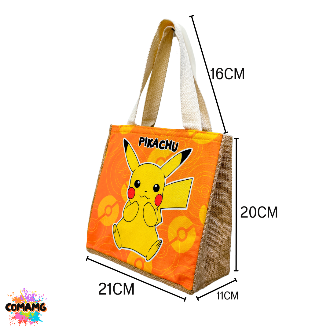 กระเป๋าผ้ากระสอบ ลายการ์ตูนน่ารัก มีทั้งหมด 12 ลาย พร้อมส่ง