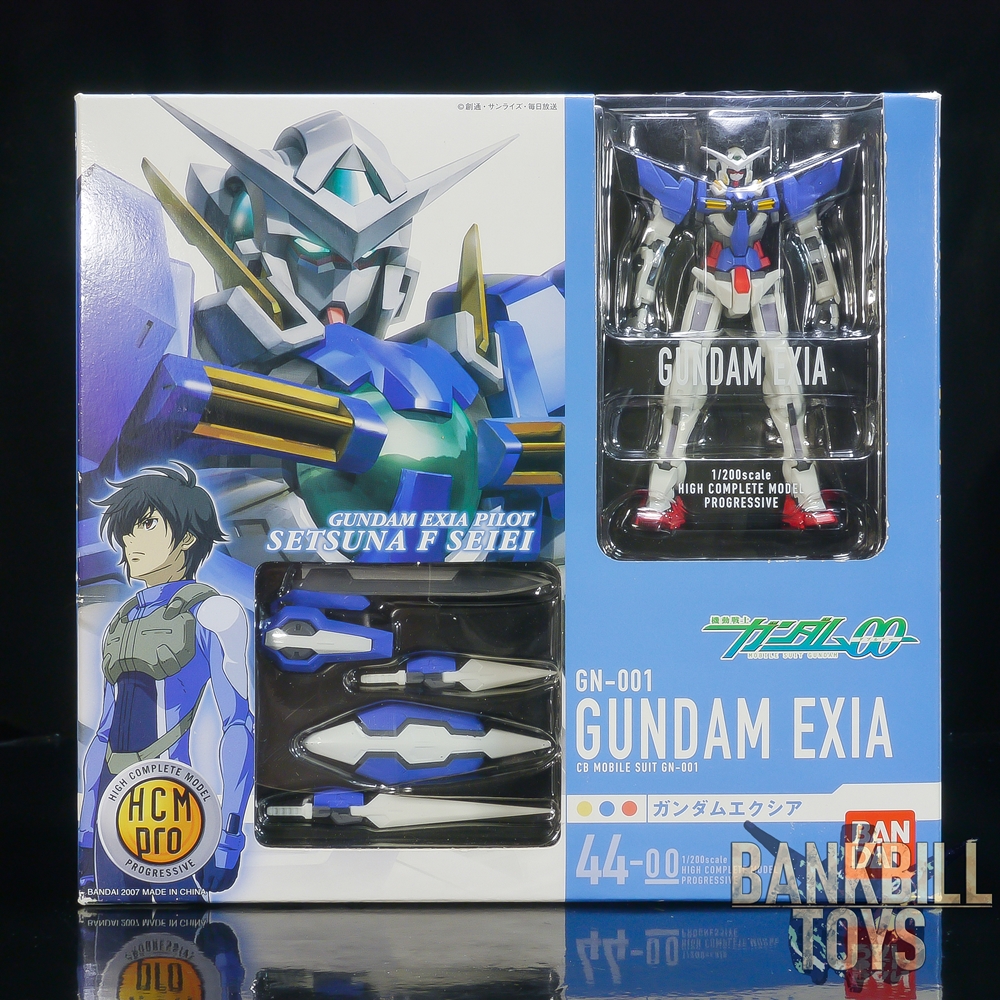 กันดั้ม Bandai HCM Pro High Complete Model Progressive 1/200 No.44-00 GN-001 Gundam Exia [First Press Limited Special Pack]