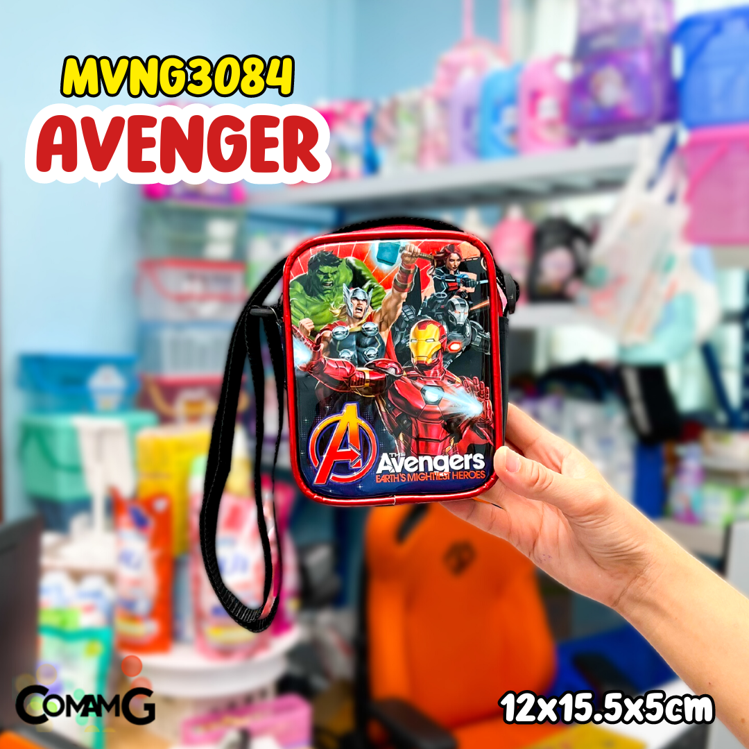 กระเป๋าเด็ก กระเป๋าสะพายข้างเด็กผู้ชายทรงสี่เหลี่ยมผืนผ้า ลิขสิทธิ์แท้