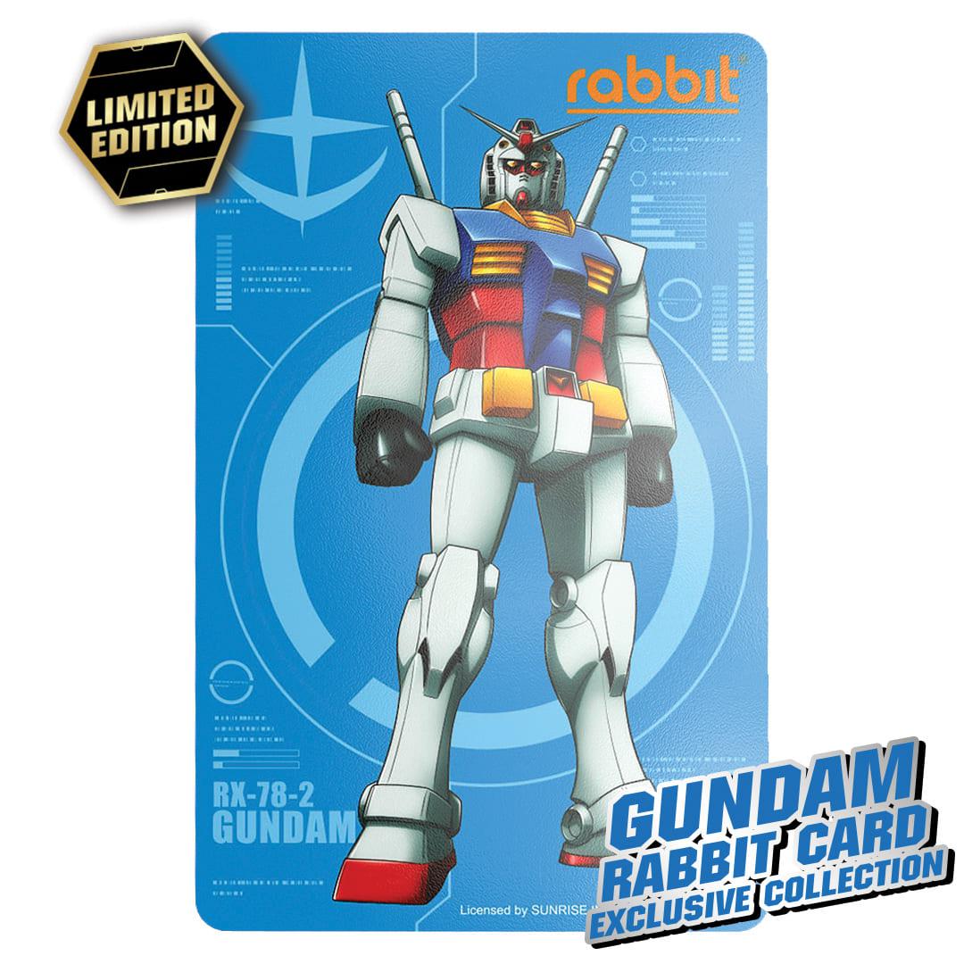 กันดั้ม Werk Dream Express (DEX) Gundam Rabbit Card Exclusive Collection ลาย RX-78-2 Gundam