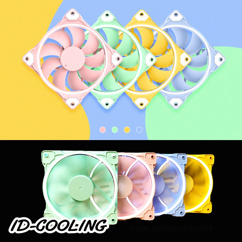 พัดลมID-Cooling Pastel สีพาสเทล ZF-12025