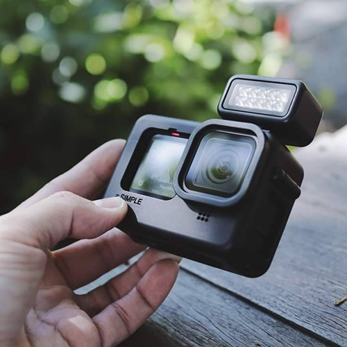 6 in 1 เคสกล้องโกโปร 9 GoPro 9 Case Black
