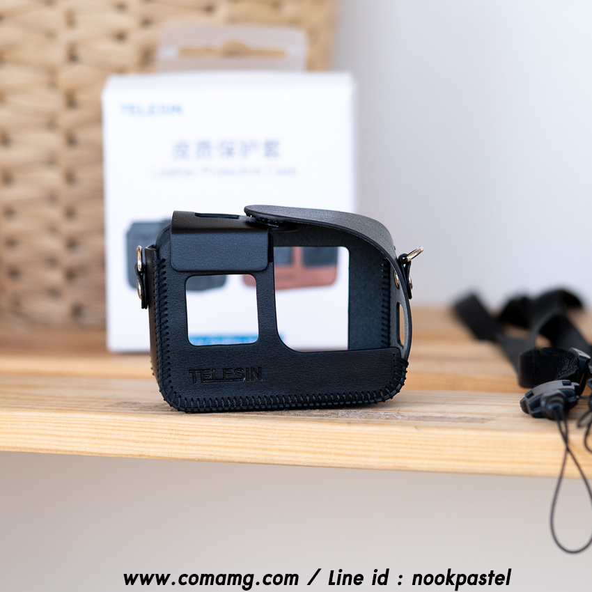 เคสGopro8 เป็นหนัง ทรงRetro เคสTelesin