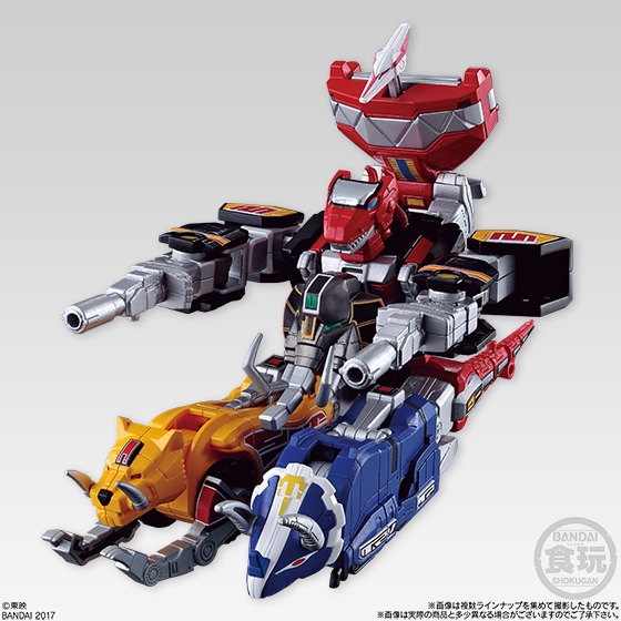 <Preorderถึง6/6//2022 > 🔔เปิดรับPreorder มัดจำ 100 บาท P-bandai SUPER MINIPLA SHINKA GATTAI LEGACY MEGAZORD SET W/O RAMUNE
