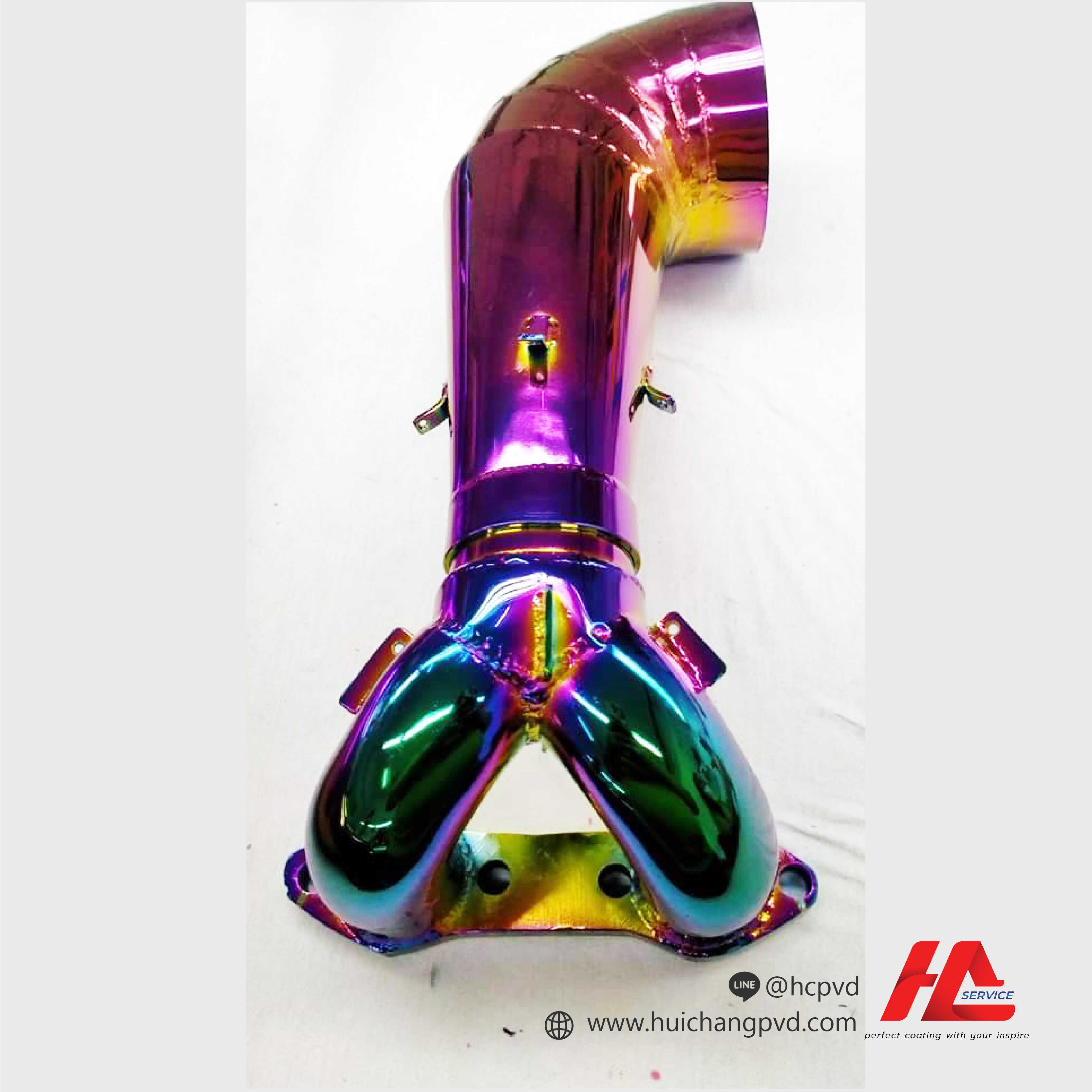 ตัวอย่างงานชุบสี เคลือบสี ท่องอ | PVD Coating