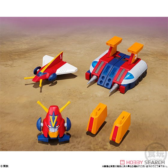 เปิดรับPreorder #มัดจำ 400 บาท Super Mini Pla Chodenji Robo Combattler V (Set of 4) (Shokugan) /โมประกอบ*