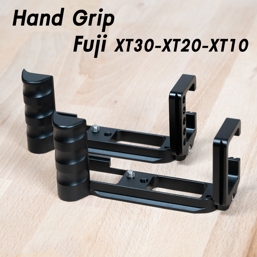 Hand Grip L-Plate สำหรับ Fuji XT30 XT20 XT10 แบบ3ร่องนิ้ว Camera Grip เพิ่มความกระชับในการจับถือ