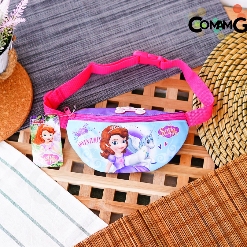 กระเป๋าคาดอกเด็ก กระเป๋าคาดเอวเด็ก กระเป๋าเด็ก รุ่นผ้าแคนวาส รุ่นหนังpu ลิขสิทธิ์แท้ คาดอก คาดเอว มีหลายลาย