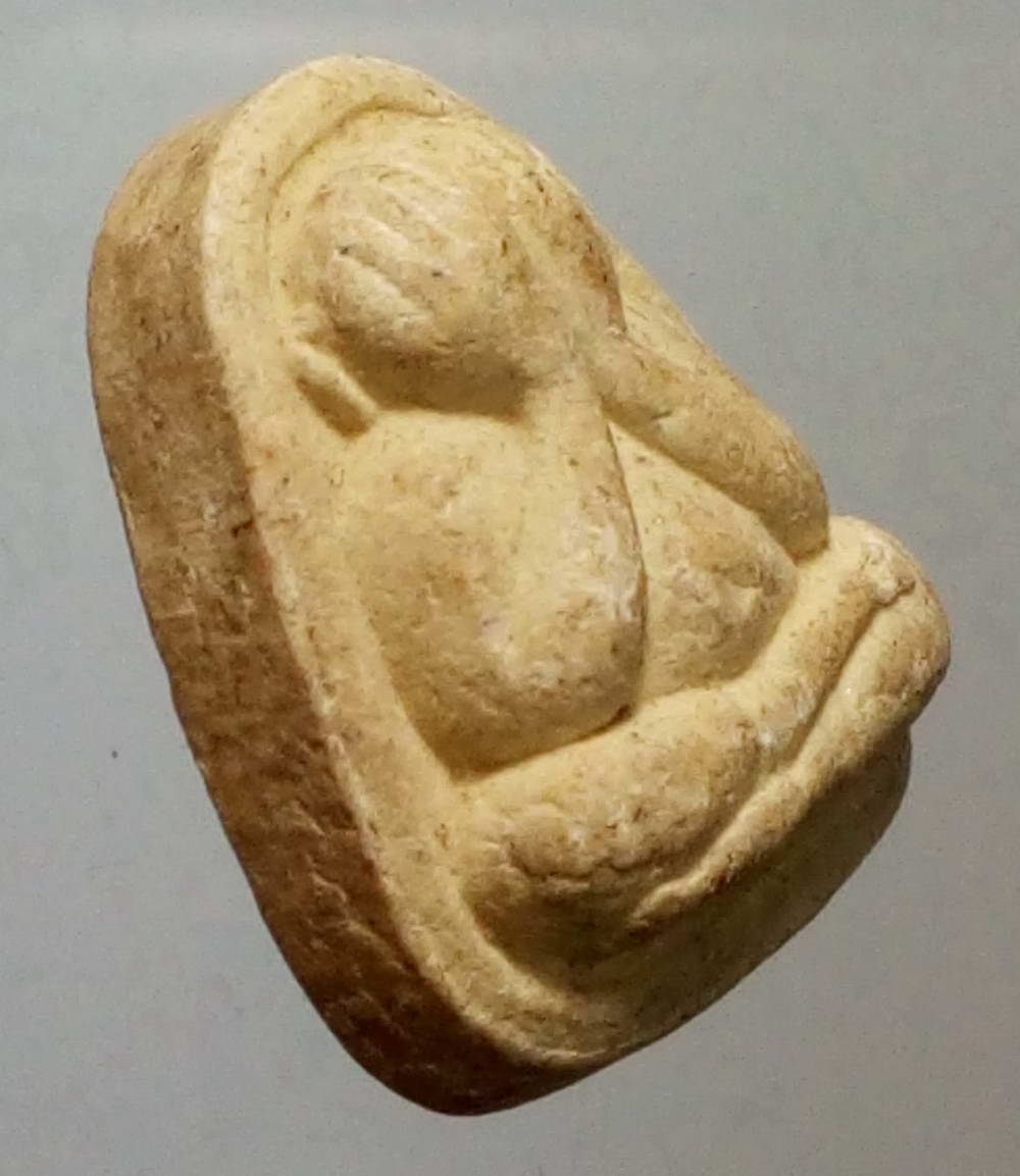 รหัสสินค้า พระไม่ทราบที่ 206 พระปิดตาเนื้อผง หลวงพ่อชอบ ไม่ทราบที่