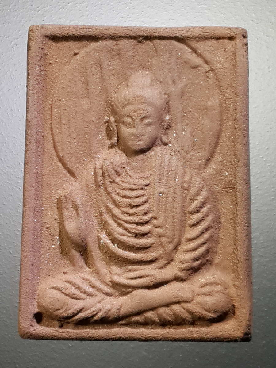 รหัสสินค้า พระมีกล่อง 417 พระผงธาตุเหล็ก พระพุทธนิมิตร รุ่นสร้างพระอุโบสถ วัดพระสมุทรเจดีย์ สร้างปี 2537