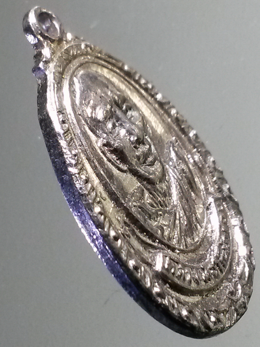 antig FB 277 เหรียญหลวงพ่อโต๊ะ วัดข่อย จังหวัดสิงห์บุรี สร้างปี 2530 ที่ระลึกพิธีวางศิลาฤกษ์พระอุโบสถ