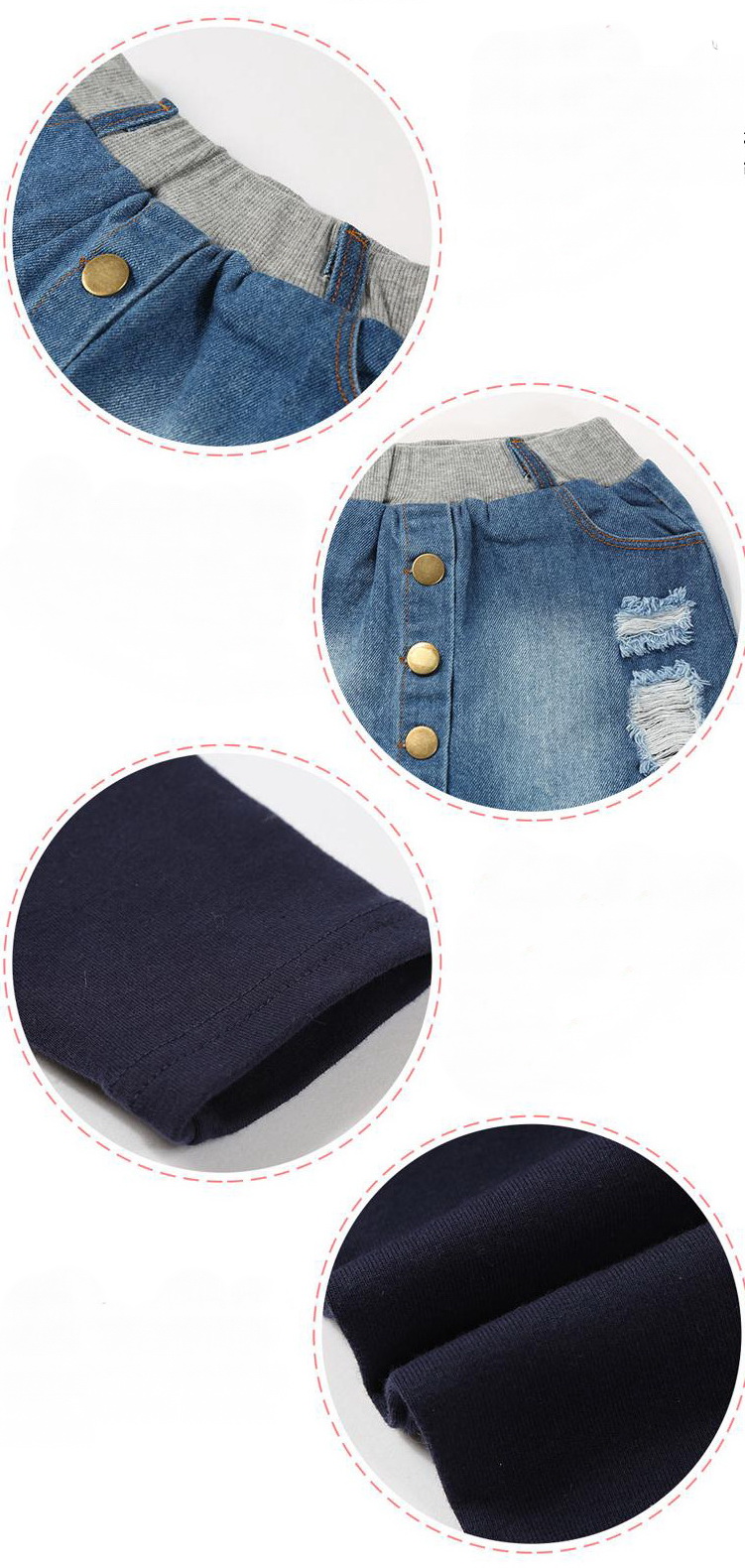 PS30112 เลคกิ้งเด็กแบบกระโปรงสีน้ำเงินเข้มกระโปรงยีนส์ กางเกงสีน้ำเงินเข้มแบบสีกรมท่าแต่งเหมือนภาพ