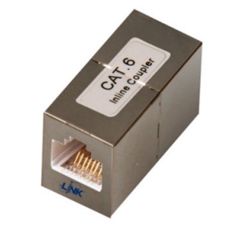 US-4006S : Shield CAT 6 In-Line COUPLER- ตัวต่อสายชิลด์ตัวเมีย 2 ด้าน CAT 6