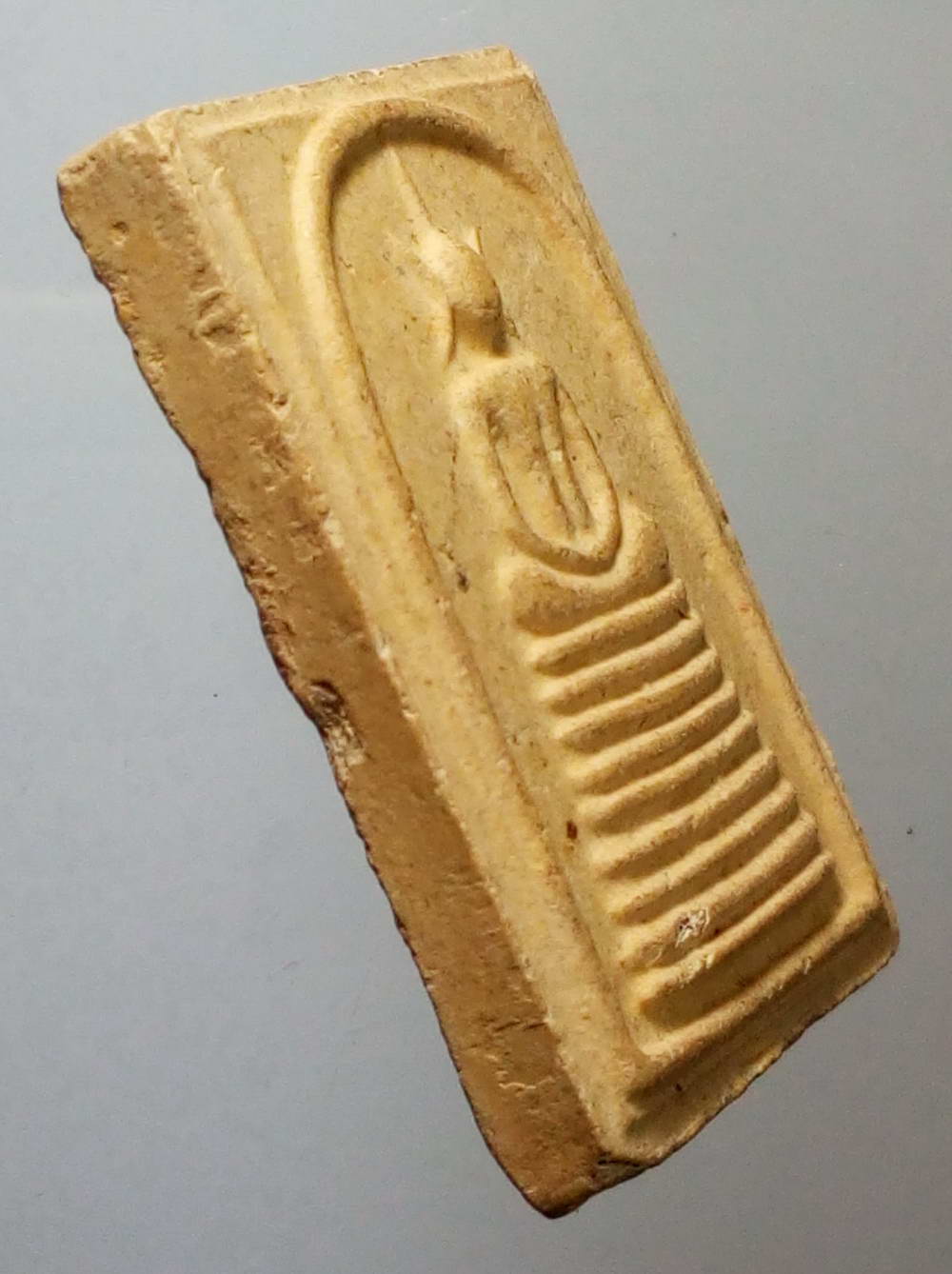 รหัสสินค้า พระสมเด็จ วัดต่างๆ 419 พระสมเด็จเนื้อผง หลังรูปเหมือน หลวงพ่อปาน วัดดอนเสลา อำเภอท่าผา จังหวัดราชบุรี