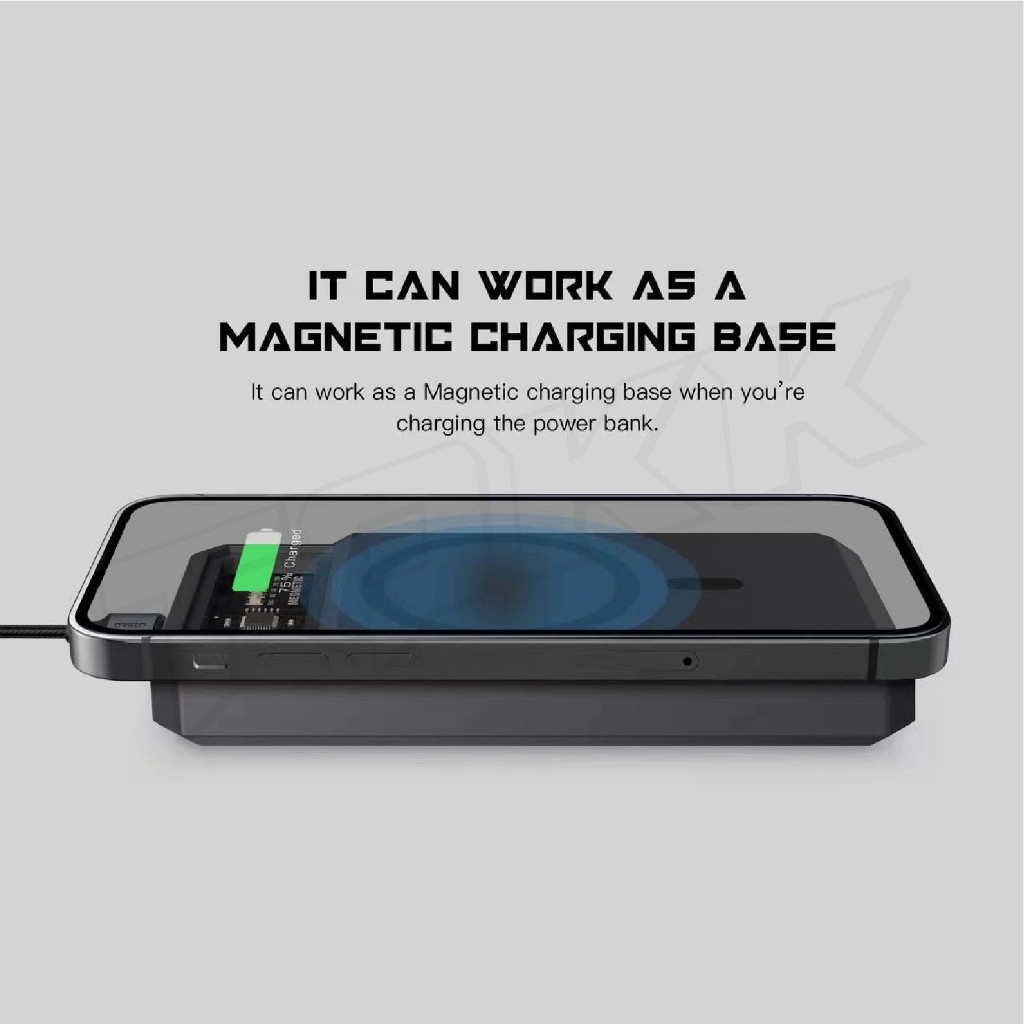 Orsen Eloop รุ่น EW55 ชาร์จแบบแม่เหล็ก 20000mAh PD 20W ไร้สาย Power Bank แบตสำรอง