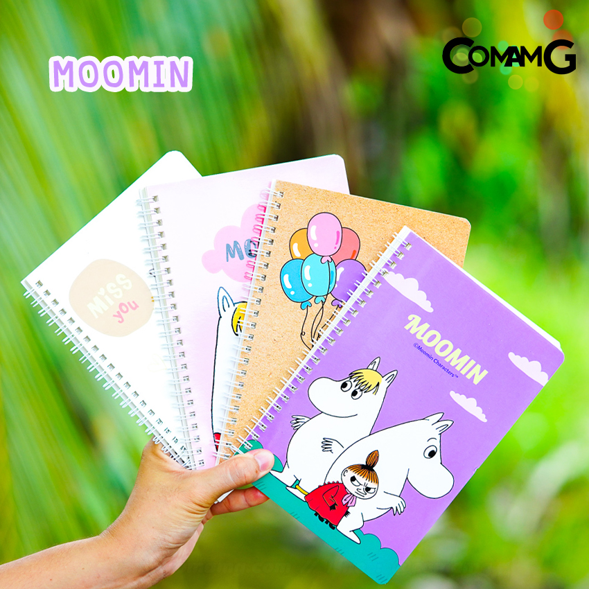 สมุดสันห่วง สมุดโน๊ตริมลวด สมุดบันทึกลายการ์ตูนขนาดA5 ลิขสิทธิ์แท้ พร้อมส่ง