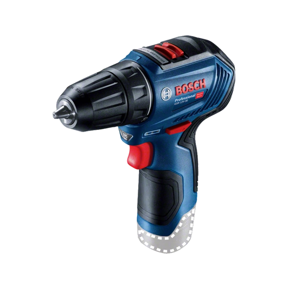 BOSCH สว่านไขควงไร้สาย 12V GSR 12V-30 (SOLO) [06019G9082][06019G9002]