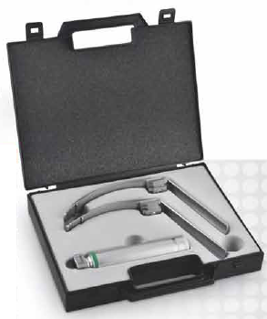 MAXLITE FLEXITIP FIBER OPTIC LARYNGOSCOPE SET MCINTOSH BLADE NO. 3,4 LED 2.5V (M810-941-03)