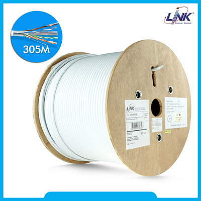 CAT6 F/UTP Ultra (600MHz), Screen Twisted Pair, w/Cross Filler, 23 AWG, CMR 305 M./Roll.