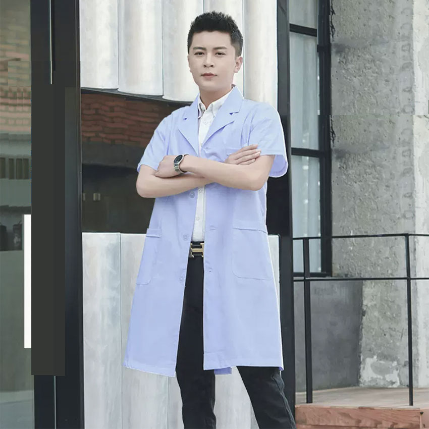 เสื้อกาวน์แพทย์ เสื้อกาวน์คุณหมอ เสื้อกาวน์นักเรียนแพทย์ เสื้อกาวน์สำหรับใช้งานในโรงพยาบาล ผ้าเนื้อดี มีบริการปักชื่อ