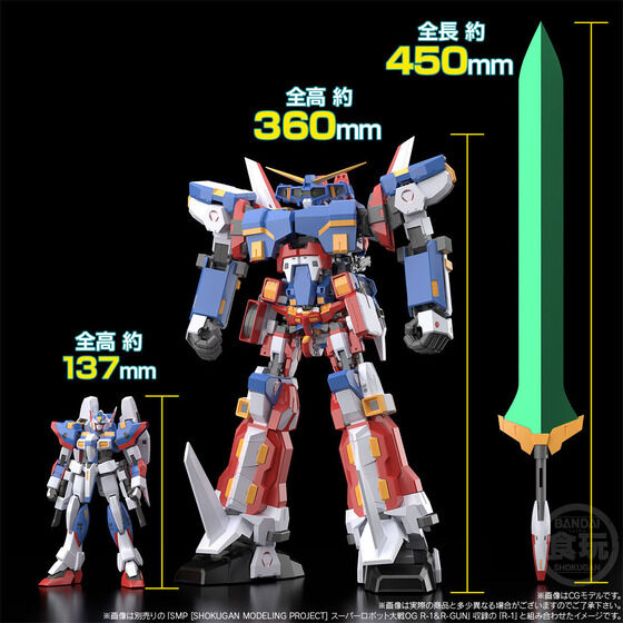 <Preorderถึง 5/2//2023 > 🔔เปิดรับPreorder มัดจำ 1500 บาท SMP [SHOKUGAN MODELING PROJECT] SUPER ROBOT WARS OG R-2 POWERED & R-3 POWERED W/O GUM