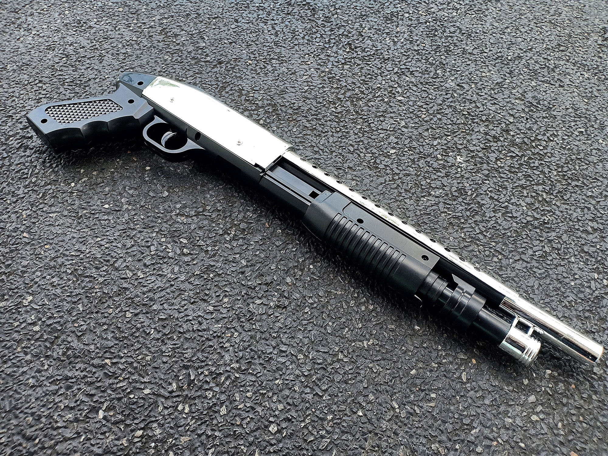 ปืนอัดลม ปืนลูกซอง บอดี้พลาสติก ขนาดเล็ก มี 2 สี รุ่น P.235