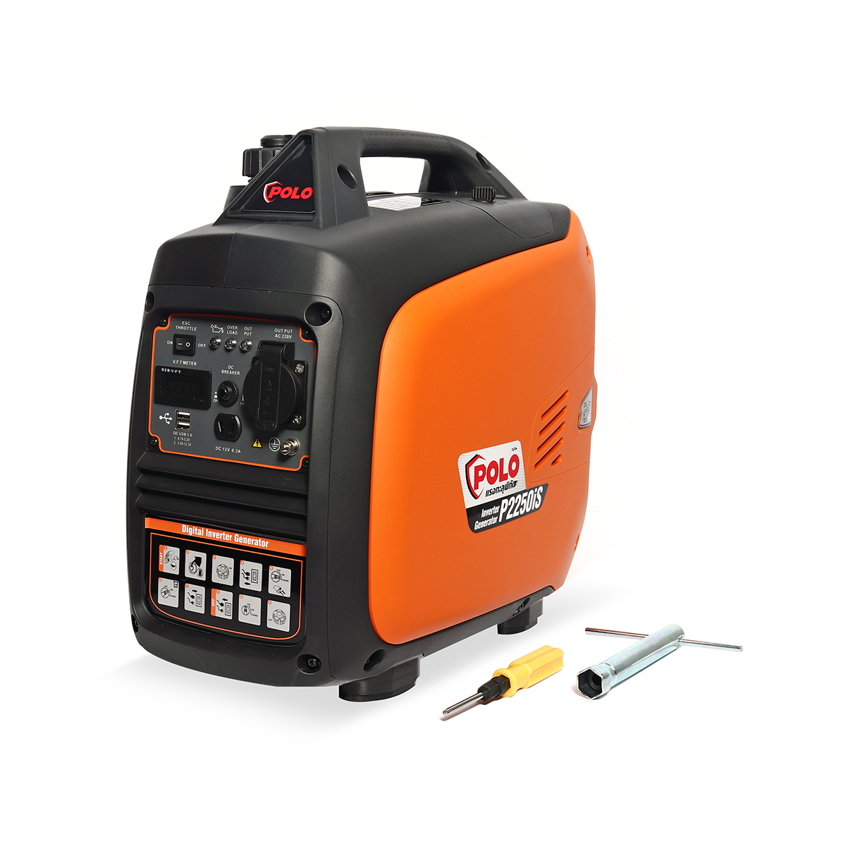 POLO เครื่องปั่นไฟ Inverter 2.0kw รุ่น P2250IS [P131-P2250IS]
