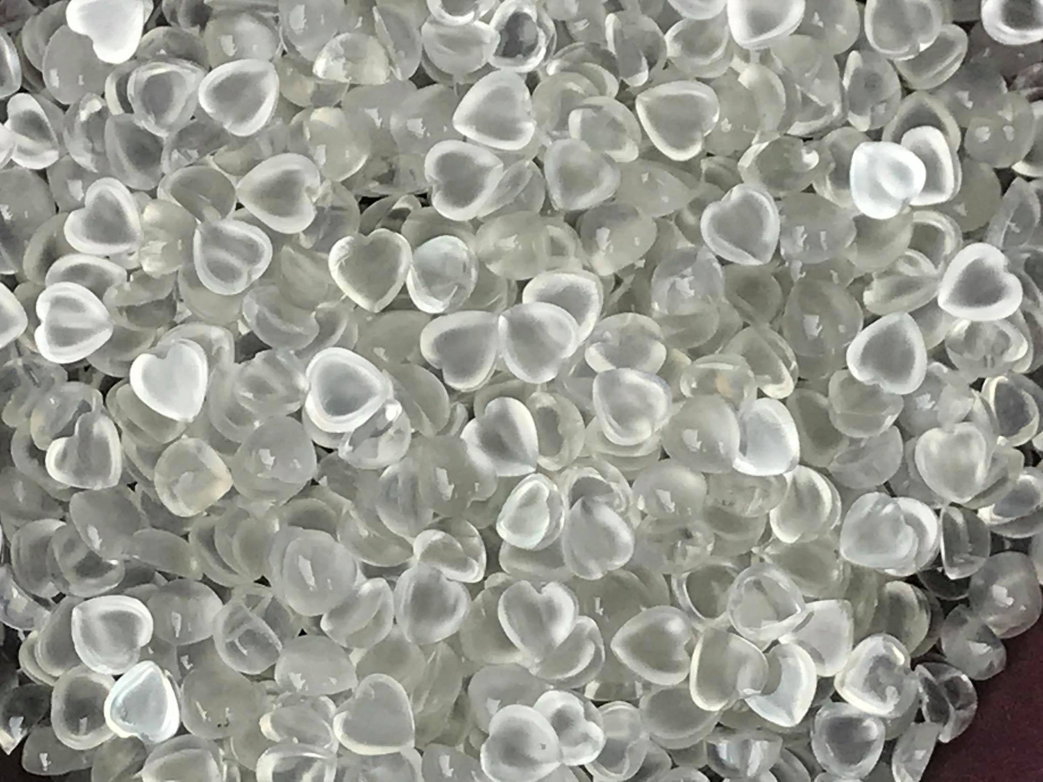 มูนสโตนหัวใจหลังเบี้ย 5 mm. 5 กะรัต