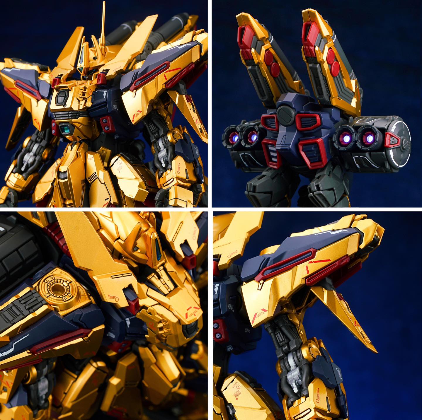 [GOD HORSE] MG 1/100 Golden Warrior + Armor