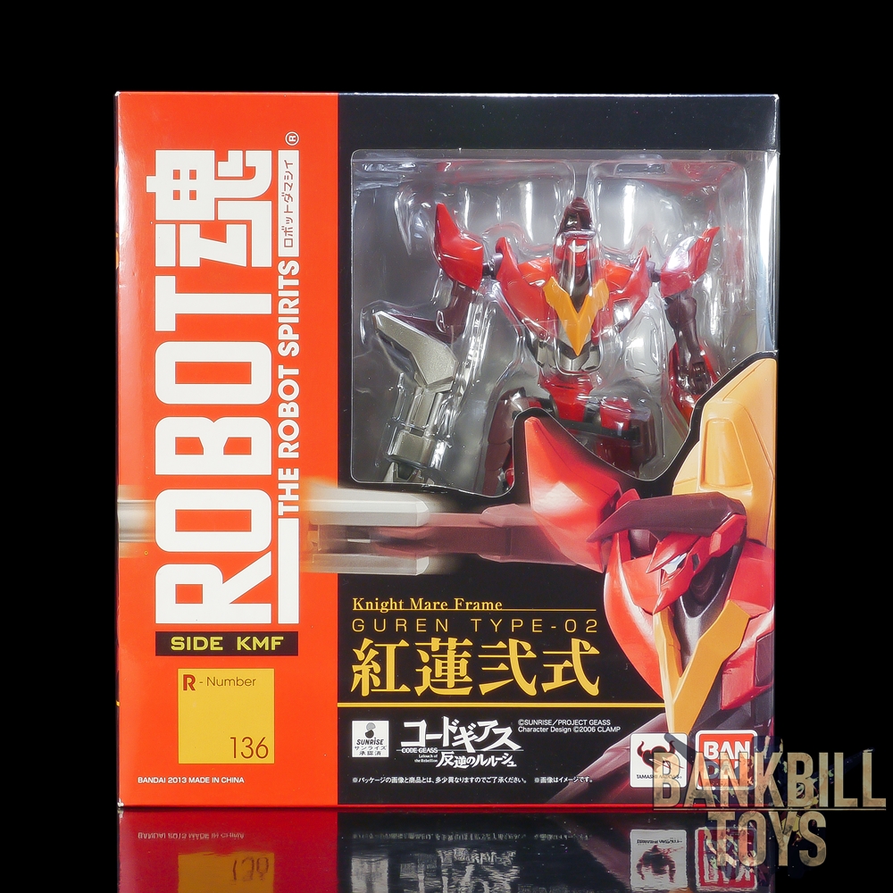 โค้ดกีอัส Code Geass Bandai The Robot Spirits <SIDE KMF> R-136 Guren Type-02