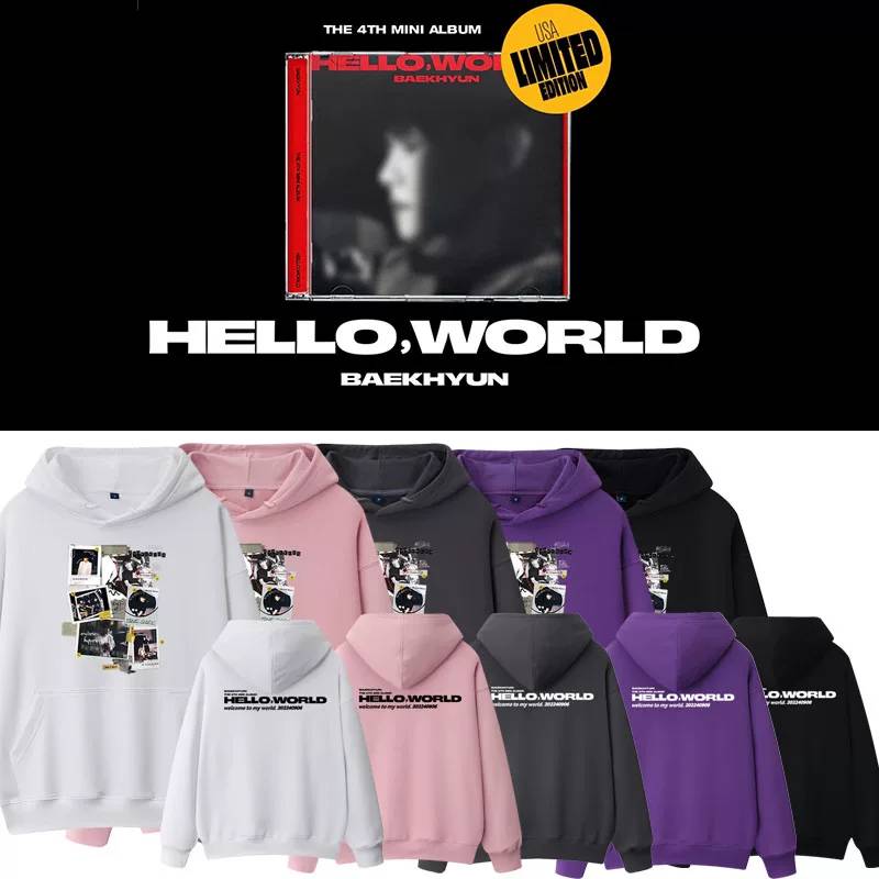 เสื้อกันหนาว EXO BAEKHYUN : HELLO WORLD
